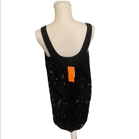 Cynthia Steffe Black Lace Sleeveless Mini Dress - Picture 4 of 7